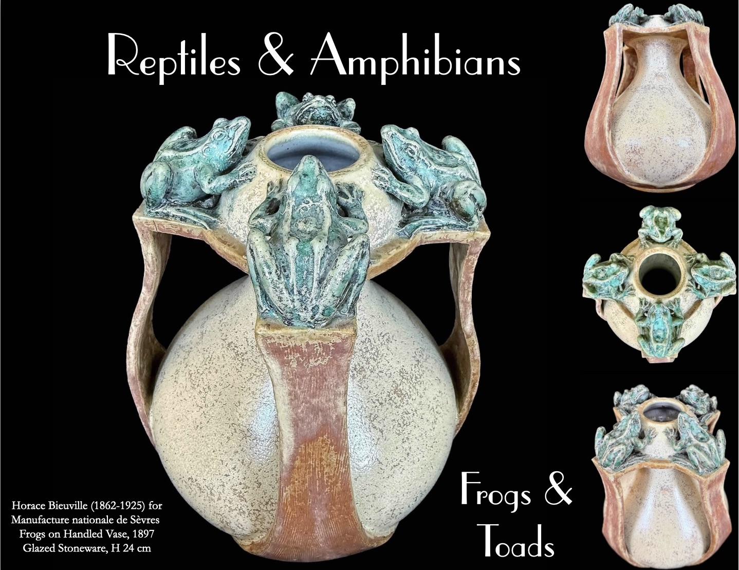 Frogs vase