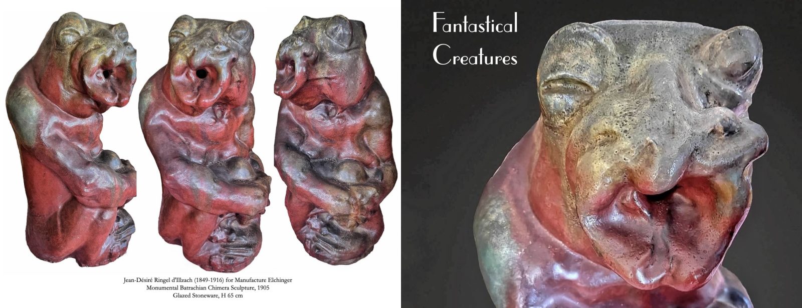 Batrachian Chimera Sculpture